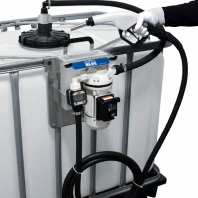 IBC Solepumpe Verladung Außenansicht der IBC Solepumpe