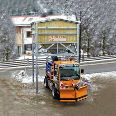 Mobile Silos Holz/Stahl 3,5 + 5,0 + 10m³ mit Unimog